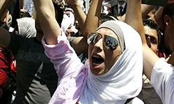 تظاهرات علیه نشست "دوستان سوریه" در تونس
